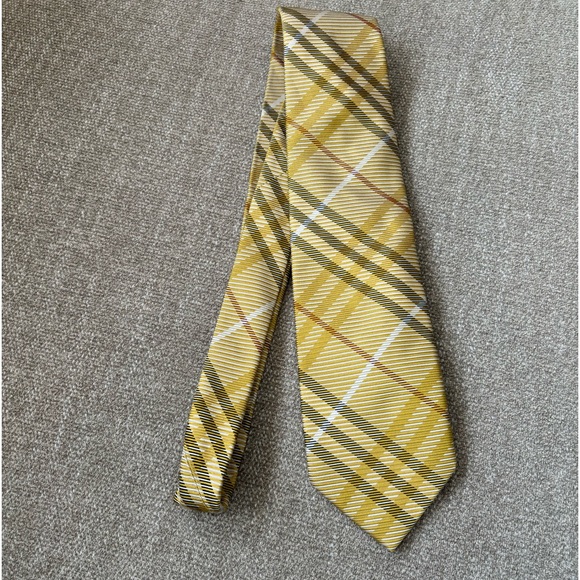 ✨BURBERRY London Plaid Check Tie Authentic - Picture 12 of 12